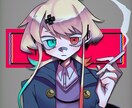 アイコン、イラスト、キャラクターデザイン作成します 個性的で目を引くイラストを描きます イメージ2
