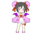 ミニキャラ（女の子）１０キャラデザ分となっています ミニキャラ×ファンタジー×女の子です。格安で販売中！ イメージ2