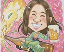 写真からそっくりな手描き似顔絵を描きます 誕生日・結婚・退職祝いに♪心を込めた世界に一枚の似顔絵 イメージ5
