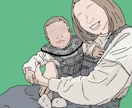 お洒落な似顔絵アイコンを作成します 顔出ししづらいけど個性を出したいメッセージアプリやSNS等に イメージ1