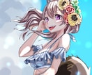 キャライラスト表情差分1付き5000円から受けます 商業利用OK！サムネやSNSなどに！ イメージ2