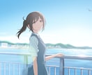 風景・背景＋女の子の美しいイラストをお描きします 清涼感、空気感のあるエモーショナルな絵に仕上げます。 イメージ3