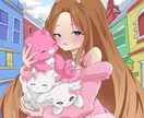 キャラのかわいさを引き出す一枚絵を提供します MVやサムネイルなどに使えるキャラの可愛さ重視イラストです！ イメージ2