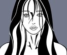 写真をもとに似顔絵、オリジナルアイコン描きます ダークで個性的な雰囲気のアイコンを制作します。 イメージ4