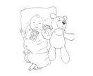 大好きな人との写真から線画イラスト作成します あたたかく柔らかなイラストで思い出の1枚をより大切なものへ イメージ6