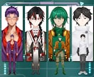 先着1名！イケメン男性Vtuberモデル制作します 著作権譲渡！修正無制限！表情８つ！企業並カスタムlive2d イメージ7