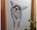 ペット・動物を鉛筆デッサンで描きます ペット・動物・似顔絵　・ペットロス・モノクロデッサン イメージ3