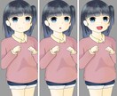 商用利用OK!立ち絵の制作致します オリジナルキャラの設定画なども可能です！ イメージ3