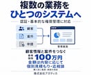 複数機能を備えた業務システムを受託開発します 業務フローとデータを整理し、設計から導入まで対応 イメージ1