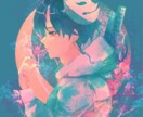 透明感のあるタッチでイラストを制作致します ヘッダー、アイコン、表紙、1枚絵、サムネイル等にどうぞ！ イメージ8