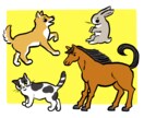 シンプルでポップな動物・ペットのイラスト描きます アイコンやグッズにどうぞ！味のある線画イラスト イメージ1