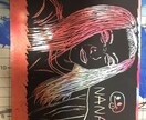 自分の好きな物や動物人物画など描きます スクラッチボードでイラストを削って世界に一つしかない絵を！ イメージ10