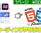 HTML・CSSでコーディングします HTML・CSSコーダーを必要としている方へ イメージ1