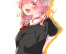 最短1日でアイコン・ヘッダー・1枚絵を描きます ・各種SNS用にいかがでしょうか？ イメージ9