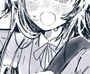 3000円〜モノクロかわいいイラスト描きます モノクロなのにキラキラ？！かわいいイラスト描きます！ イメージ3