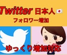 販売数1000件超！Twitter日本人増加します ゆっくり増加可能！顧客満足度！実績！高評価サービス！ イメージ1