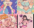 80s90s風のレトロポップイラスト制作します ビビッドでどこかノスタルジックな令和のニューレトロ イメージ9