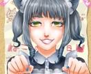 綺麗めSNSアイコン描きます サンプルのようなデジタル作画のアイコン描きます イメージ1
