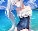 サムネイルイラスト、MVイラスト制作いたします 絵柄寄せ可能！歌ってみた、CDアートワーク、その他一枚絵 イメージ4