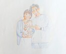 あたたかくてやさしい似顔絵描きます 家族の絵を記念に残しませんか？ イメージ1