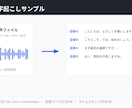 1,500円〜で音声の文字起こしをします ローカル処理で安心・2日以内納品 イメージ1