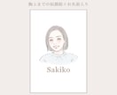 結婚式の似顔絵席札をお作りします お写真をもとに一人ひとり丁寧にお描きします イメージ3