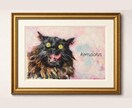 動物の似顔絵をふんわり優しいちぎり絵にします ペットをちぎり絵の世界へ。記憶の一枚に仕上げます イメージ6