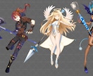 ご要望に沿ったキャラクター絵を描きます ゲーム/TRPG/立ち絵差分・表情差分など対応可能 イメージ7