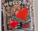 アメコミ風ウェルカムボード制作します 個性的なウェルカムボードが写真を送るだけで作れる！ イメージ2
