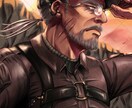 ダーク│リアル寄りの男性キャライラストお描きします 厚塗りで重厚感あるキャラを丁寧に制作いたします イメージ5