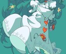 イラスト制作します アイコン、ヘッダー、サムネ、全身絵等 イメージ5