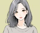 お洒落な雰囲気のイラスト描きます 商用利用OK。自由に利用下さい。迅速に対応いたします。 イメージ1