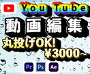 元素材10分以内￥3000で編集します 超お得な初回プランはこちらです！！ イメージ1