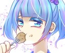SNSのアイコンやヘッダー等々描きます 参考画像から絵柄等変更が可能です。ちびキャラも可 イメージ2