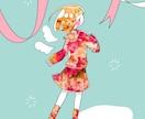 可愛い×儚さのあるイラスト描きます アイコンや配信、MV用イラストに是非！ イメージ2