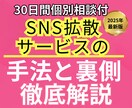 SNS拡散サービスの仕組みをDM相談付で教えます 【毎月5名様限定】拡散サービスの手法と裏側を大公開 イメージ1
