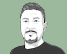 リアルで落ち着きのあるモノクロの似顔絵を描きます 色を付けずにあえてシンプルに！上品で優雅な雰囲気です イメージ6