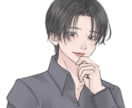 クール｜優しい男性アイコン｜配信｜イラスト描きます アカウントを優しい雰囲気かつクールに｜サムネや挿絵・表紙にも イメージ3