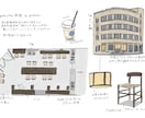手描き間取り図イラスト描きます 図面と共にショップ、ホテル、カフェの魅力を伝えるイラスト イメージ4