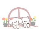 ほんわかかわいい動物イラストお描きします 大切な家族のかわいい姿をイラストに。アイコン·挿絵などにも！ イメージ9
