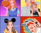 可愛くてお洒落なアイコン・イラスト描きます 見た人の印象に残る◎クオリティが高い一枚をお作りします^^ イメージ10