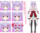 イラスト〜Live2Dまでまとめて承ります 絵心あるLive2Dモデルで配信の表現力大幅UP! イメージ2