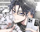 パキッ！と鮮やかなアイコン描きます あなただけのアイコンを描きます✍️ イメージ2