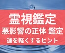 あなたの運を下げてるもの、OFFにします 最近ついてない？その理由、霊視で暴きます。開運ヒント付き イメージ1