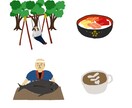 イラスト4点セット　やさしいタッチの挿絵を描きます 雑誌やマップ、WEBなどにお使いください イメージ4