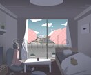 シンプルな絵柄でイラストを描きます 動画、ブログ等での利用はもちろん、商用利用もOK イメージ5