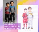 水彩で「夢のお洋服を着たお子さま」を描きます 小さな頃の“夢”という宝物をオーダーメイド似顔絵に！ イメージ5