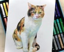 オイルパステルでペット画や似顔絵お描きします 色鉛筆とオイルパステルで温かい色合を表現。プレゼントにぜひ イメージ2
