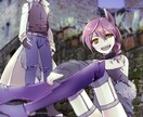 バストアップイラスト描きます 個人Vtuberさん、うちの子など！サムネやヘッダーに！ イメージ4