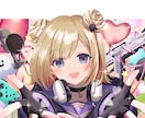 パッと目をひくサムネ、ヘッダーお描きします オリキャラや可愛いキャラクターで目立つ一枚絵をお描きします イメージ7